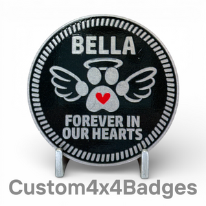 Custom4x4Badge - Loving Memory (Custom Pet Name)