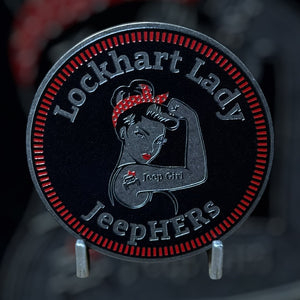 Club Badge - Lockhart Lady JeepHERS (Multiple Colors Available)