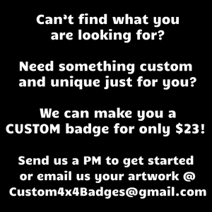 Club Badge - Outlaw Jeeps (Multiple Colors Available)