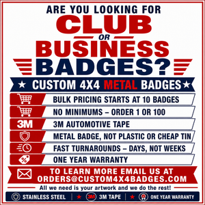 Club Badges - Kentucky Jeep Owners Association (Multiple Colors Available)