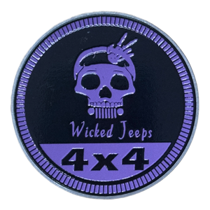 Club Badge - Wicked Jeeps 4x4 (Multiple Colors Available)