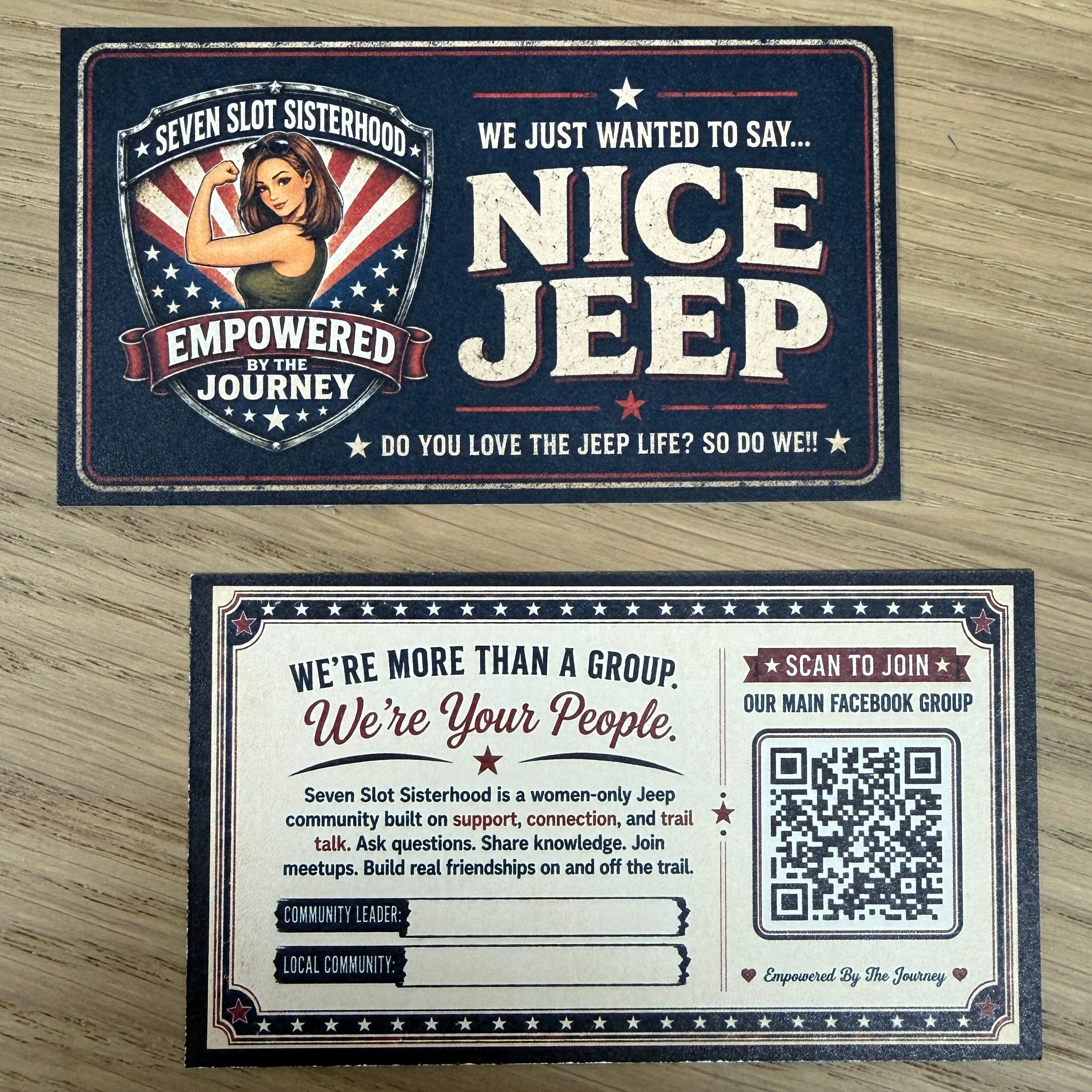 Community Leader Cards – SEVEN SLOT UNITED BRANDS