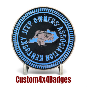 Club Badges - Kentucky Jeep Owners Association (Multiple Colors Available)