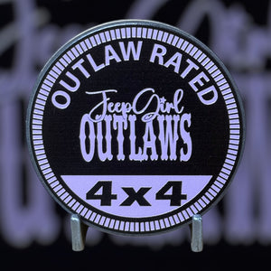 Club Badge - Jeep Girl Outlaws (Multiple Colors Available)