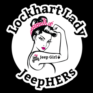 Lockhart Lady JeepHERs - Round Decal