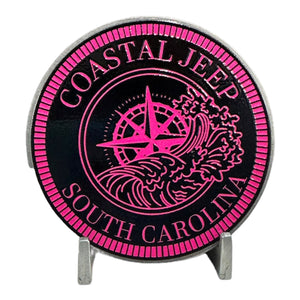 Club Badge - Coastal Jeep South Carolina (Multiple Colors Available)