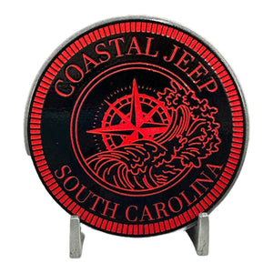 Club Badge - Coastal Jeep South Carolina (Multiple Colors Available)