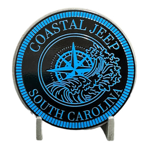 Club Badge - Coastal Jeep South Carolina (Multiple Colors Available)