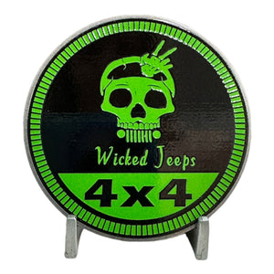Club Badge - Wicked Jeeps 4x4 (Multiple Colors Available)