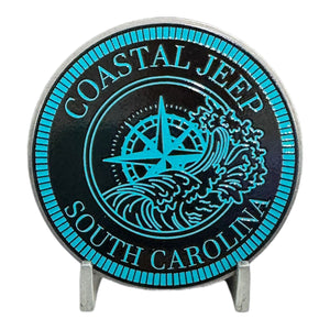 Club Badge - Coastal Jeep South Carolina (Multiple Colors Available)