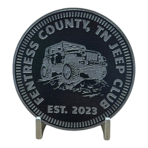 Club Badge - Fentress County, TN Jeep Club (Multiple Colors Available)