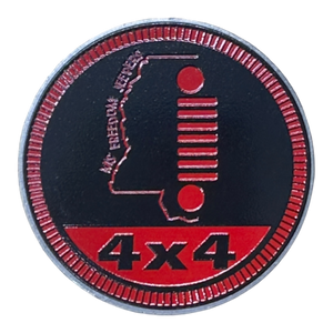 Club Badge - MS Freedom Jeepers 4x4 (Multiple Colors Available)