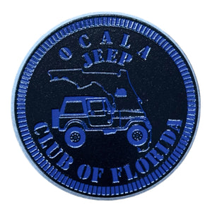 Club Badge - Ocala Jeep Club (Multiple Colors Available)