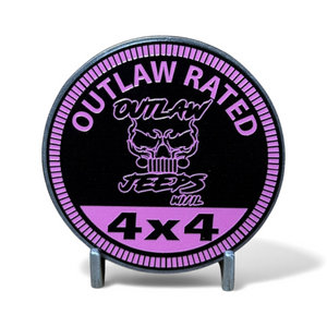 Club Badges - Outlaw Jeeps (Multiple Colors Available)