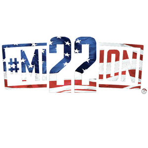 Mission 22 - American Flag printed Ribbon Logo